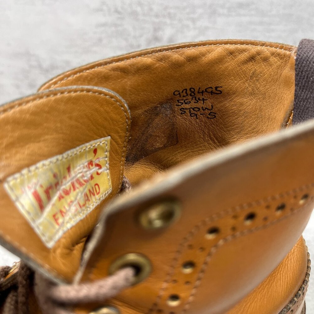 Tricker's Stow Country Boots - Men's Size UK 9.5 / US 10.5 - Tan - Picture 9 of 9
